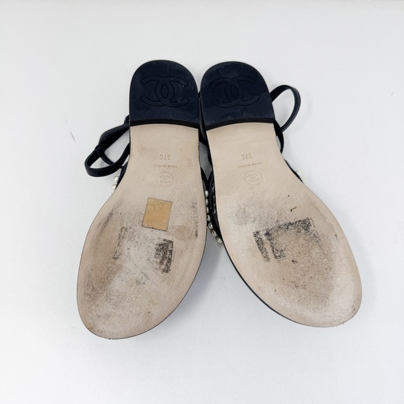 Chanel Pearl Strap Sandals - Picture 6 of 8